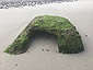 Bunkerrest am Strand in Höhe schwere Flakstellung Saline Wangerooge
